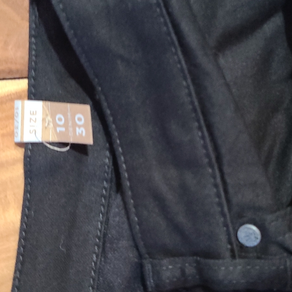 Women Prana Kara Jean Black Denim Size 10/30